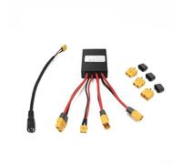 Dolvitrny Module double batterie parallèle pour vélos électriques - Combinateur de batterie E-For Bike 20A/30A/40A avec entrée XT60 et sortie XT30, boîtier en alliage d'aluminium, 20-72 V (30 A)