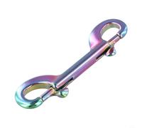 Dolvitrny Mousqueton à double extrémité en acier inoxydable 316 de qualité marine pour BCD, ceintures de poids et équipement de plongée avec tuba (90 mm/100 mm/115 mm) (100 mm)