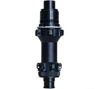 Dolvitrny Moyeu arrière radial pour vélo de route 24H 142 x 12 mm Disque de | Moyeu arrière à 4 roulements scellés, moyeu de vélo de route à essieu traversant, pièces de construction de roue légères