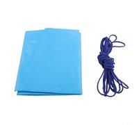 Dolvitrny Oreiller gonflable pour piscine circulaire - Oreiller rond en PVC avec housse de support, diamètre 120 cm ou 150 cm (120 cm + corde)