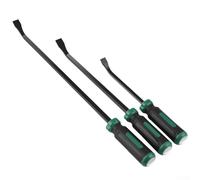 Dolvitrny Outil de mécanicien robuste pour une utilisation manuelle automobile, outil de levier en acier avec pointe inclinée et capuchon de gâche, barre de levage confortable (45,7 cm)