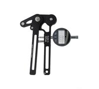 Dolvitrny Outil de mesure de tension de rayon de vélo, construction en alliage d'aluminium et en acier, pour une mesure précise des rayons de roue, compatible avec les roues de 66/27,5/700C/29