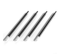 Dolvitrny Outil de nettoyage de modèle en aluminium avec pointe en fibre de polyester - Stylo anti-taches ergonomique pour le nettoyage des lignes de panneaux et l'entretien du modèle à l'échelle