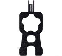 Dolvitrny Outil de valve de vélo compact en alliage d'aluminium pour Presta e sécurité pour rayon de vélo, extracteur de valve multifonction, porte-clés léger pour vélo, AV pour retrait de noyau