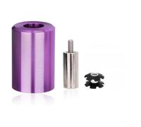 Dolvitrny Outil de vélo pour installation de tournesol et suspension de fleurs de prunier sans dents, instrument de positionnement vertical précis pour tube de fourche avant de 28,6 mm (violet)