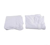 Dolvitrny Oxford Housse de chaise de banquet en élasthanne extensible, infroissable, lavable, pour chaises de 85 à 105 cm, parfaite pour mariage et réception(blanc)