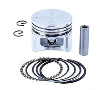 Dolvitrny Piston en acier avec piston pour kit bague pour GX25, GX25N, GX25NT, FG110, HHT25S, UMC425 et WX10 modèles de tondeuse à gazon et petits moteurs