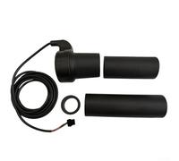 Dolvitrny Poignée d'accélérateur électrique pour vélo - Demi-assemblage divisé pour vélos électriques et scooters, IPX4 résistant à l'eau, boîtier ABS, entrée 5 V, sortie 0,8 - 3,6 V