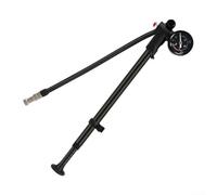 Dolvitrny Pompe à chocs pour vélo 300 psi en alliage d'aluminium avec manomètre, pour fourche à suspension arrière, compatible avec valve AV PV (B)