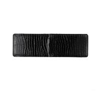 Dolvitrny Porte-carte de score en cuir avec pince à crayon - Carnet de scores compact et léger pour tournoi, arbitres et membres du club, 18 x 11 cm (noir)