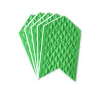 Dolvitrny Protection de cadre en fibre de carbone pour vélo - Protection de chaîne en silicone et autocollants anti-rayures compatibles avec les vélos de route et de montagne, tube inférieur (vert, M)