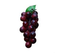 Dolvitrny Raisins miniatures artificiels | Grappe de fruits simulée pour décoration de maison et de cuisine | Arrangement de faux fruits réalistes avec style myrtilles | 12 cm et 16 (A)