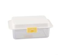 Dolvitrny Récipient à beurre hermétique pour comptoir et étagère de porte de réfrigérateur, rangement du beurre avec couvercle, passe au micro-ondes, passe au lave-vaisselle