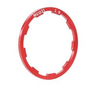 Dolvitrny Rondelle de moyeu rainurée 0,5/0,85/2,0/2,18/2,35/2,5 mm pour réparation de moyeu 8, 9, 10, 11 vitesses, compatible avec cale de volant d'inertie et (rouge 2 mm)