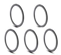 Dolvitrny Rondelle de pédalier en alliage d'aluminium pour pédalier de vélo - Entretoise creuse de vilebrequin externe de 32 mm pour rondelle de plateau compatible avec montagne (32 x 24 x 1 mm)