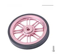 Dolvitrny Roue de poussée légère pour Brompton for Easy Wheels 85 mm | Finition anodisée antirouille, design de sécurité à bord lisse, accessoire compact, pièce de mise à niveau de cyclisme urbain