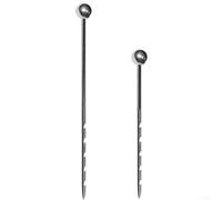 Dolvitrny Sonde de sol en acier inoxydable de 35,6 cm pour échantillonnage de sol de jardin, test d'humidité et analyse de texture - Échantillonneur portatif pour plantes d'intérieur et en pot