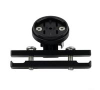 Dolvitrny Support de feu arrière de vélo pour Garmin Varia, en nylon noir | Accessoire de vélo de route, base légère en nylon noir, fixation horizontale sur rail de selle, collier de serrage vertical
