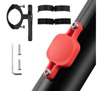 Dolvitrny Support de localisateur de vélo anti-perte, pour AirTag, étui de protection en ABS caché avec vis de sécurité, support GPS compact résistant aux intempéries, pour la sécurité du cyclisme