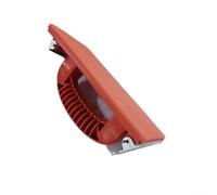 Dolvitrny Support de papier abrasif pour ponceuse manuelle pour cloison sèche, bois et métal - Bloc de ponçage ergonomique en mousse avec clips métalliques, 180 x 85 x 30 mm, support abrasif (A)