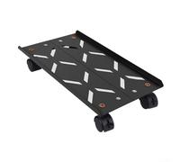 Dolvitrny Support de tour réglable en acier avec roues verrouillables, base de châssis robuste pour bureau, chariot élévateur de moniteur perforé (2)