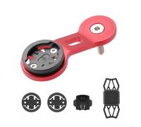 Dolvitrny Support d'extension pour compteur de vitesse en alliage | - Support de téléphone en silicone compatible avec Garmin, Bryton, Cateye pour vélo de route et VTT
