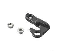 Dolvitrny Support pour dérailleur arrière de vélo, pour XTC géant pour atx | Trance pour roam Seek Reign, en alliage d'aluminium, crochet de queue de mécanicien pour décrochage, argenté et noir