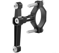 Dolvitrny Support réglable en alliage d'aluminium pour porte-bouteille d'eau de vélo pour route de montagne, double fixation à vis pour guidon ou tige de selle, s'adapte aux tubes de 22 mm à 40 mm de