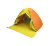 Dolvitrny Tente de plage automatique avec protection UV, rapide 2 secondes | Pare-soleil de camping et de pique-nique, spacieux pour les activités de plein air familiales, léger et portable, bleu