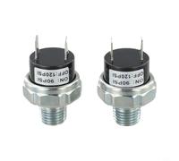 Dolvitrny Valve de contrôle de pression pour compresseur d'air avec 1/8 pour NPT, 90-120 PSI, interrupteur de pression d'air en métal, pièce de rechange pour régulateur pneumatique (90-120)