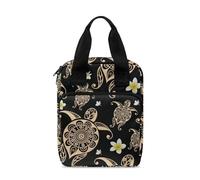 Dolyues Étui de bible avec poche zippée pour homme et femme - Étui de transport portable pour étude de la Bible, Tortue de mer.