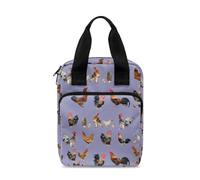 Dolyues Étui de transport portable pour l'étude de la Bible, sac de bible et fourre-tout avec poignée et poche zippée, Poule