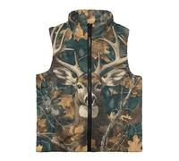 Dolyues Gilet de chasse en polaire chaude pour garçon avec poches et fermeture éclair intégrale 2 à 12 ans