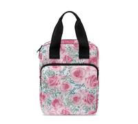 Dolyues Housse de bible rose avec poignée durable - Étui de transport portable pour la Bible - Pour femmes et filles