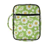 Dolyues Housse de protection pour la Bible - Pour homme et femme - Avec poignée - Housse de protection pour livres bibliques, marguerite