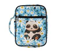 Dolyues Housse de protection pour la Bible - Pour homme et femme - Avec poignée - Housse de protection pour livres bibliques, Adorable panda