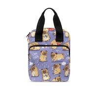 Dolyues Housse de transport pour la Bible avec poignée et poches zippées, Carlin