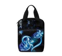 Dolyues Housse de transport pour la Bible avec poignée et poches zippées, Tortue de mer.