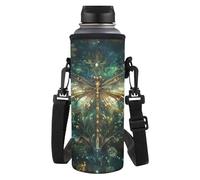 Dolyues Housse isotherme portable avec sangle réglable pour enfants et adultes, Libellule.