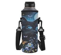 Dolyues Housse pour bouteille d'eau - Sac de transport réglable en polyester pour fille et femme, Livre de lecture Dragon Baby