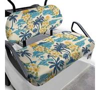 Dolyues Housses de siège de golf universelles pour voiturette, club, voiture, motif palmier, décoration universelle, anti-UV, bords élastiques, faciles à installer