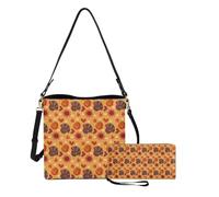 Dolyues Lot de 2 sacs seau + portefeuille pour femme, sac à bandoulière en cuir, sac à main long avec ceinture imperméable, Turquie.