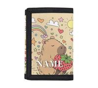 Dolyues Portefeuilles pour filles pour enfants de 9 à 12 ans, portefeuilles de sports de plein air, porte-cartes, organisateur de monnaie, porte-monnaie pour adolescent personnalisé, Ajoutez votre nom