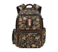 Dolyues Sac à dos de voiture pour garçons de 10 à 12 ans - Léger - Imprimé à rayures - Pour enfants de 4e année, Camouflage cheval, Sac à dos daypack