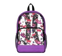 Dolyues Sac à dos transparent pour filles pour l'école, le stade, les événements, les livres élémentaires, sacs à dos transparents pour enfants, Chien Fleur Papillon, Sac à dos daypack