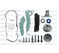 DOLZ Kit de chaîne de distribution jeu 138 Simplex avec roues dentées avec roues dentées Compatible avec BMW 1 5 portes F20, PEUGEOT 207 3/5 portes WA, WC 208 I 3/5 portes CA, CC 3008 I 0U 207 CC WD