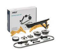 Kit chaîne de distribution DOLZ + jeu de régulateurs d'arbre à cames BMW E81 ...