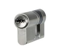 DOM ix Twinstar demi-cylindre 45/10 | Cylindre avec fermeture réglable | Protection renforcée contre le perçage, contre le crochetage, contre la copie et anti-bumping | Carte de sécurité & 3 clés