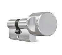 DOM RS Sirius cylindre à bouton 30/60K | cylindre de fermeture avec protection contre la copie, protection anti-manipulation, anti-crochetage, anti-coup, anti-perçage | carte de sécurité | 5 clés