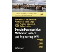 Domain Decomposition Methods in Science and Engineering XXVII